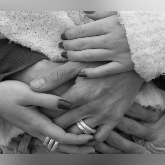 2 rings  - Our new signature sterling unisex GRIT rustic… - Picture 16 of 16